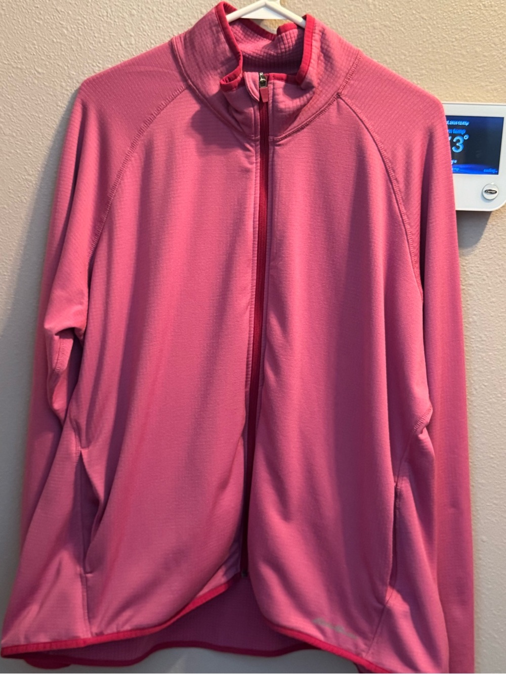 Eddie Bauer Pink Full-Zip Athletic Jacket